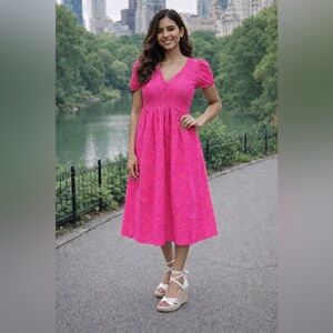 COPY - Jcrew pink eyelet dress